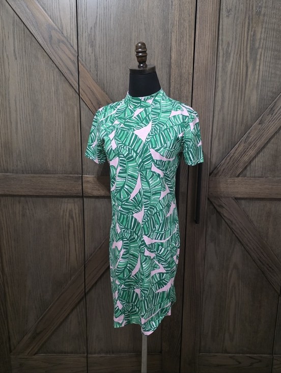 Lilly Pulitzer Dresses & Skirts - Lilly Pulitzer Palm Green and Pink Mini Dress